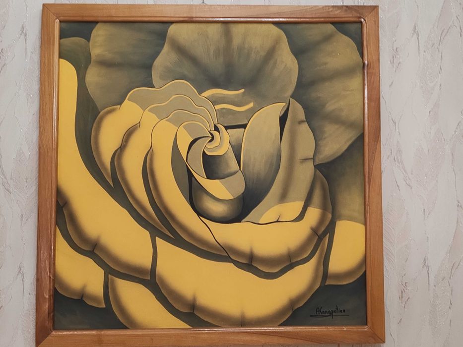 Кортины на холсте