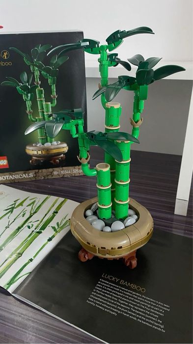 Лего цветок в горшке