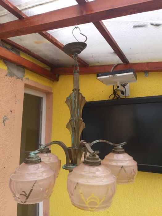 Candelabru din bronz ardeco