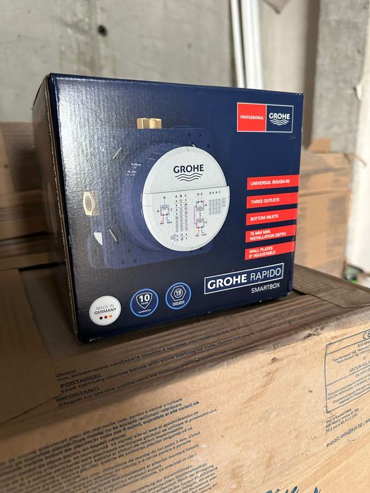 Универсално тяло за вграждане, 1/2″ GROHE Rapido SmartBox 35604000