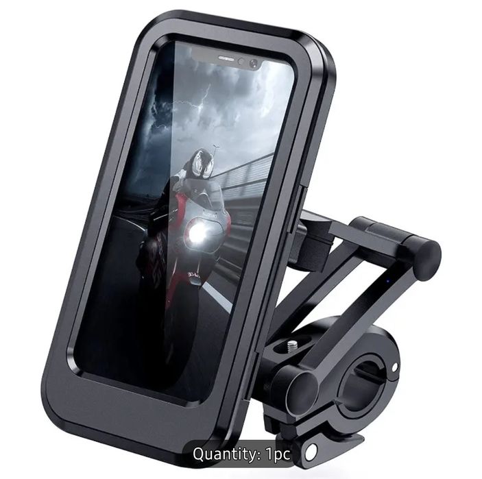 Водоустойчив мотоциклетен държач за мобилен телефон