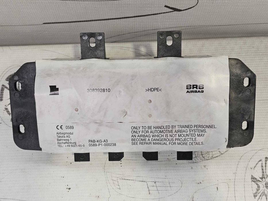 Airbag pasager bord Citroën DS4 / C4 II 2014 1.6 HDi Cod OEM: 9687158080, 307009399-AL, 1637167980, 8217F5 (5G3)