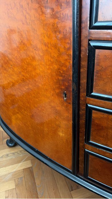 Sufragerie completa Art Deco/ Biedermeier - Lemn masiv cu furnir
