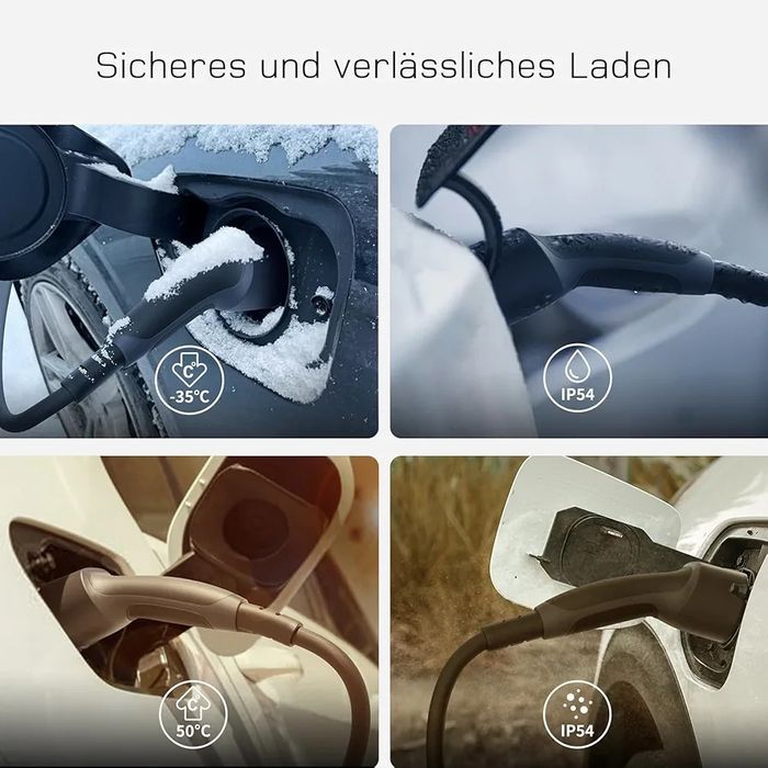 dé Кабел за зареждане на електромобили Тип 2, 22 kW, 10м, 32A