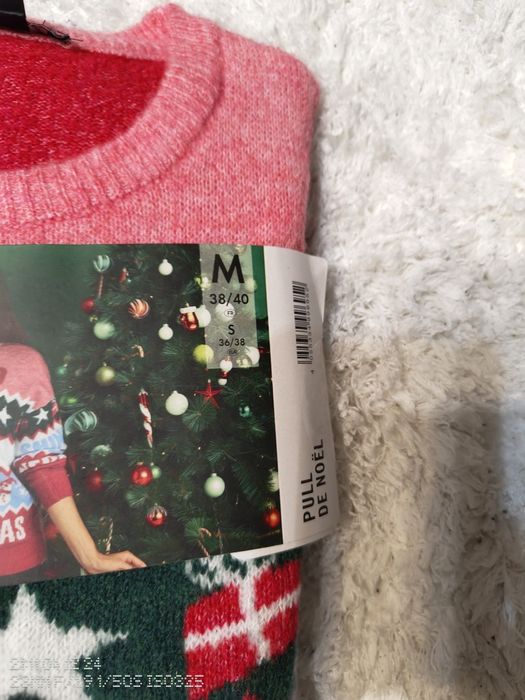 Pulover tricotat esmara, Craciun marime M 38/40 dama