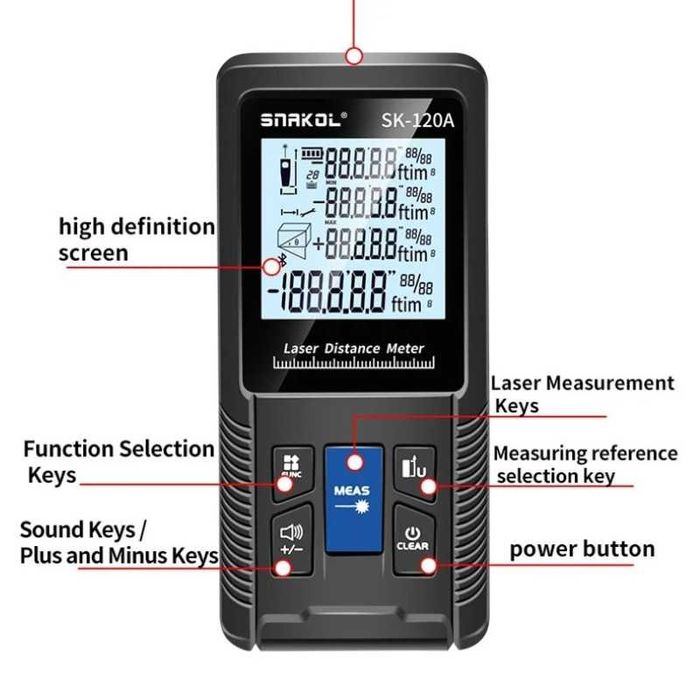 Лазерна ролетка 40м.