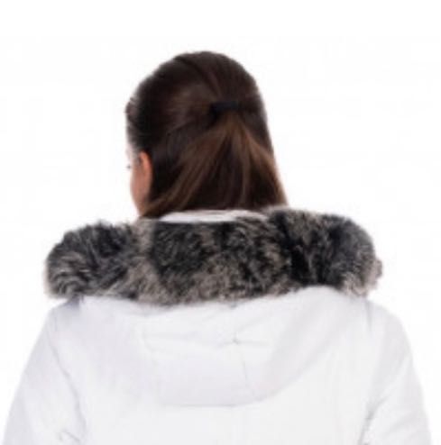 Пух за качулка от естествен косъм