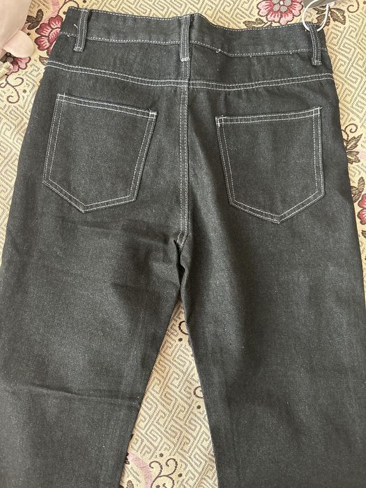 джинсы черные клеш