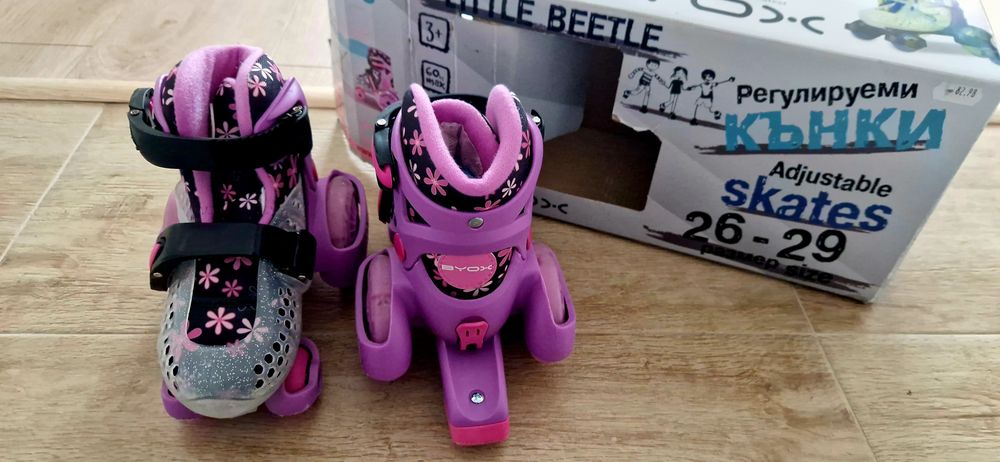 кънки детски регулируеми byox