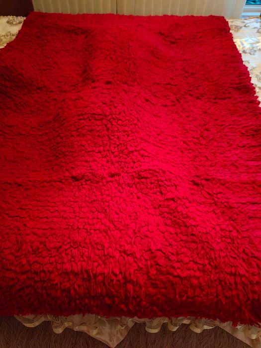 Китеници - 100% вълна, червени,  2бр.