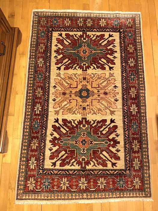 Covor lana si matase manual Tabriz