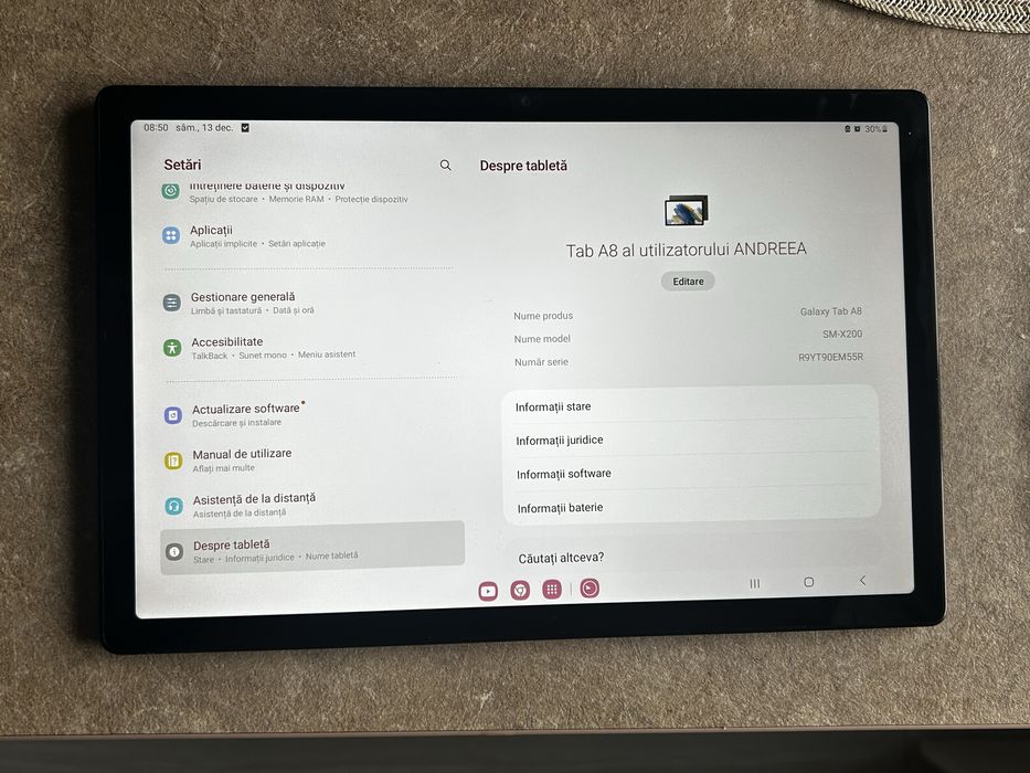 Tableta Samsung Tab A8