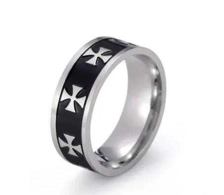 Тамплиерски Розенкройцер Масонски Пръстен Рицар Малтийски ЖелезенКръст