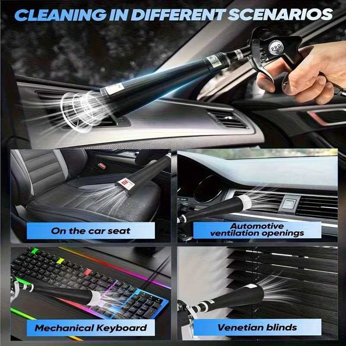 Пневматичен пистолет за сухо почистване Tornador PRO - EU стандарт