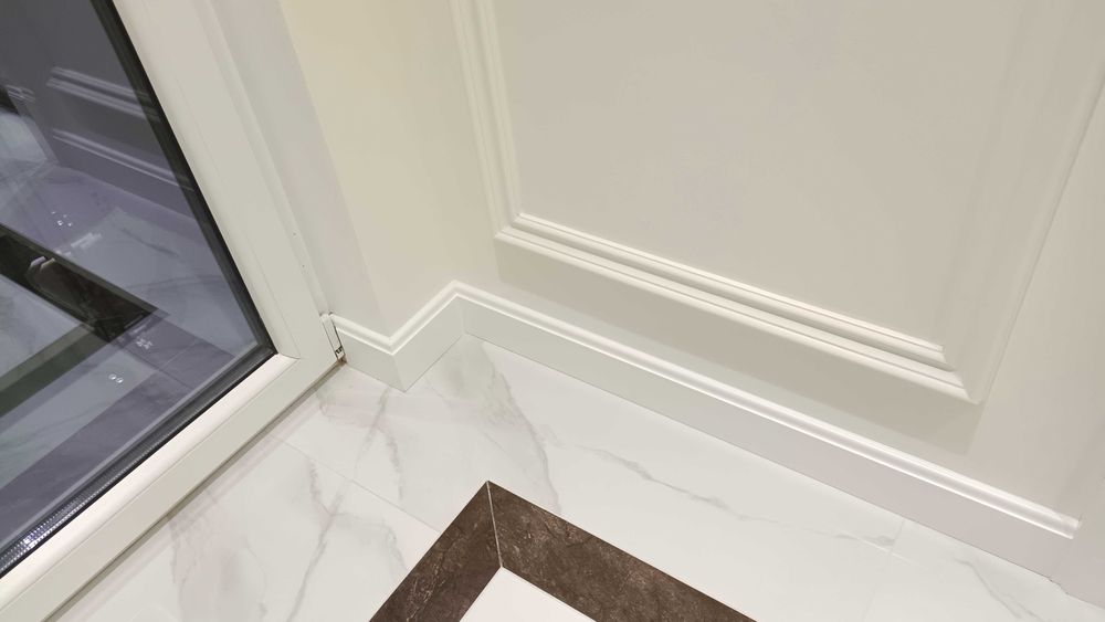 мдф плинтус установка.  Mdf Plintus oʻrnatamiz