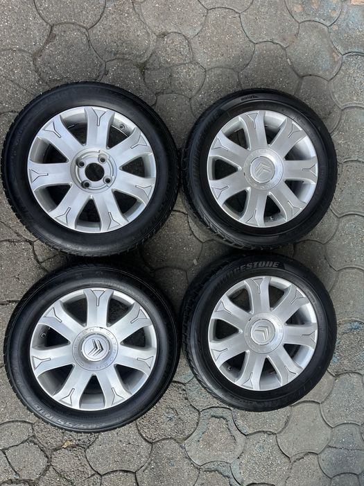 Jante aliaj 4x108mm, anvelope 205/55 R16, Citroen C3, C4, Xsara Picasso, Etc