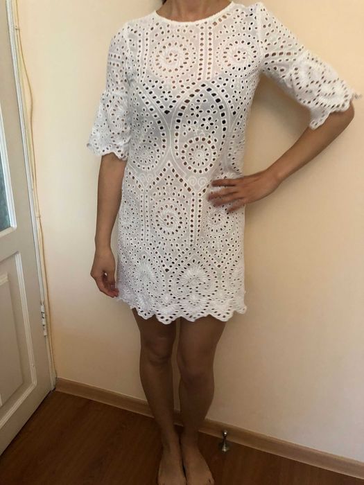 пляжное платье из кружева