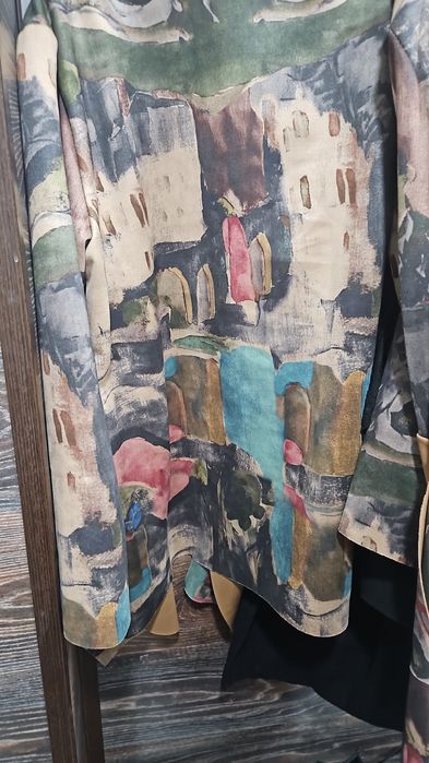 Sacou imprimeu artistic