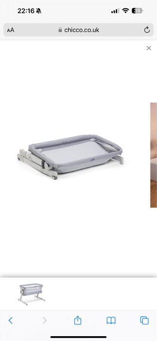 Кроватка Chicco next to me pop up