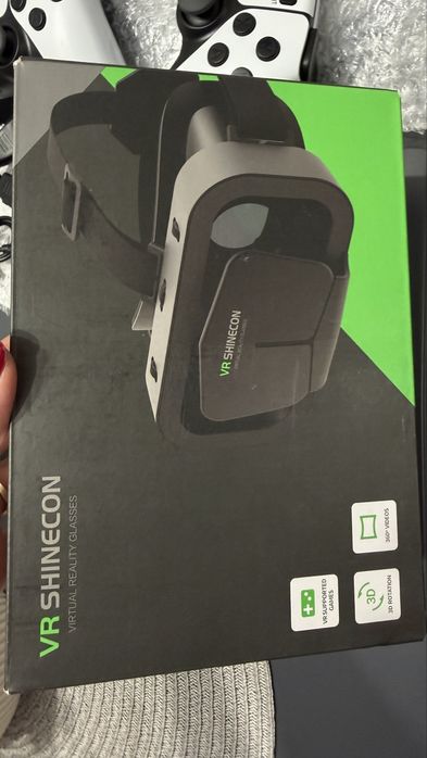 ИГРОВА КОНЗОЛА RETRO CONSOLE M15 4K PRO GAME STICK, 64GB и VR Headset Virtual Reality VR Glasses VR Helmet for iPhone Android Smartphones