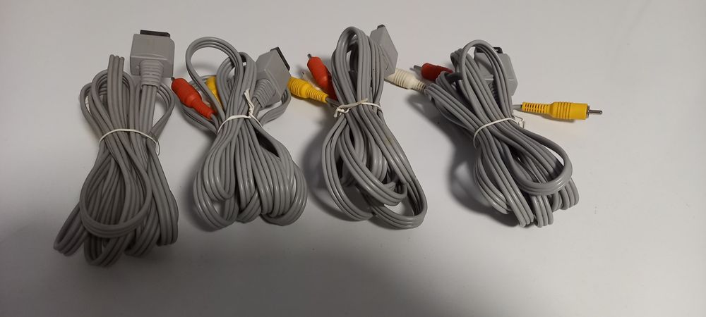 Lot 4 cabluri originale Nintendo Wii