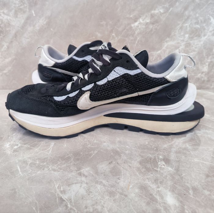 Nike Sacai Vaporwaffle Black White номер 42,5