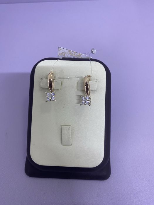 Золотые серьги КО32702