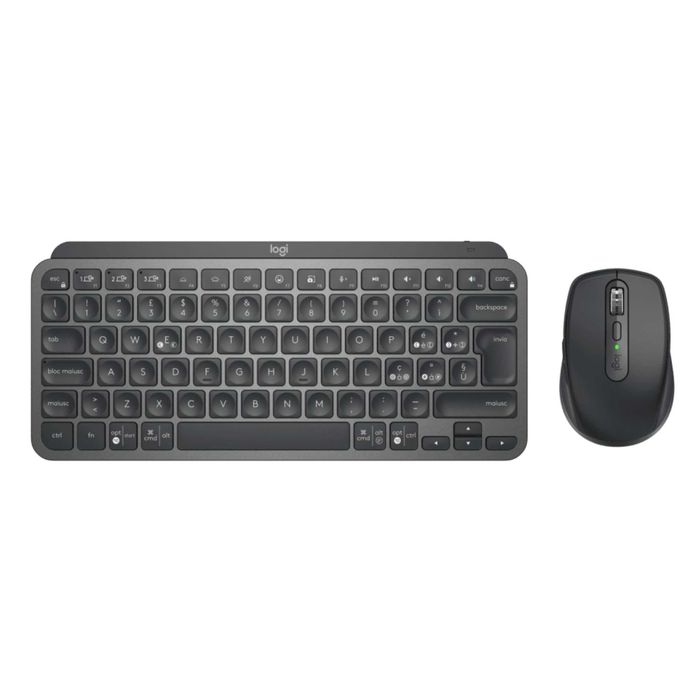 Set tastatura si mouse, Logitech MX Keys Mini, wireless, Bluetooth, QWERTY, negru