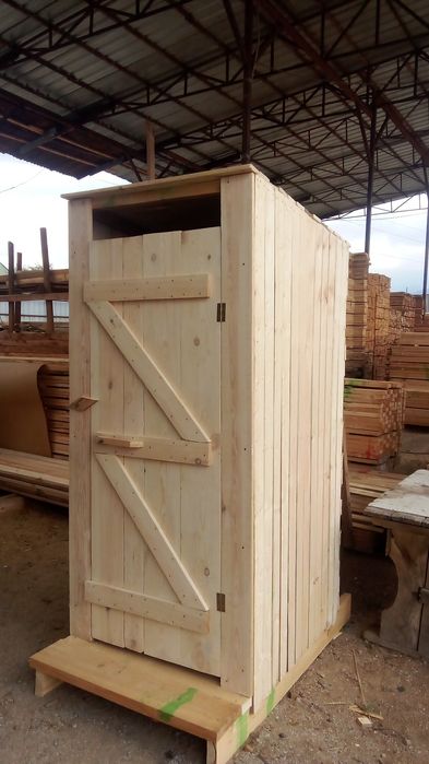 Туалет Уличный Деревянный