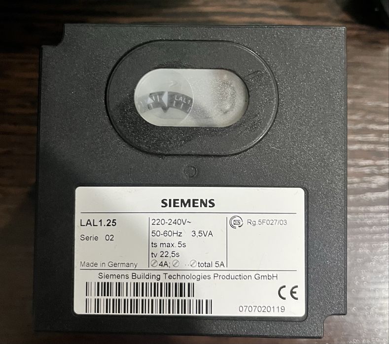 Автомат горения горелки lal1.25