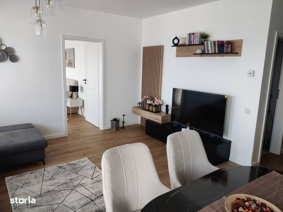 Apartament 2 camere, 57 mp, finisat, Floresti, Spitalul Regional