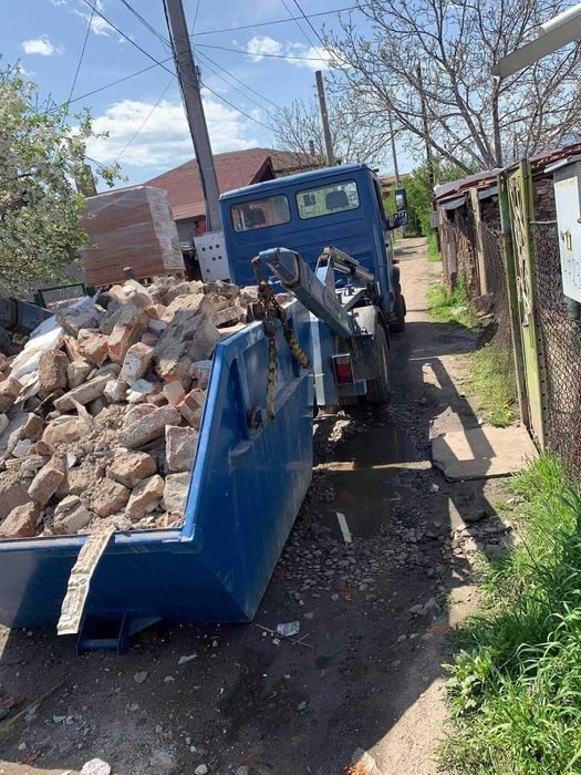 Контейнер за строителни отпадаци/извозване/къртачни/бобкат/самосвал,