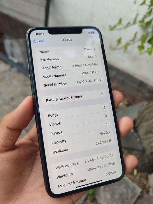 iPhone 11Pro max LL/A 256gb