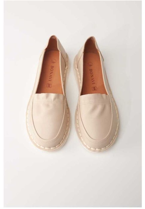 Мокасины женские кожа