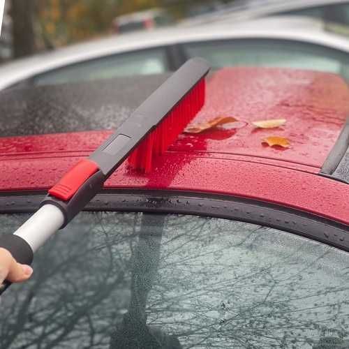 Razuitor de gheata telescopic si perie de zapada extensibila 86-103 cm