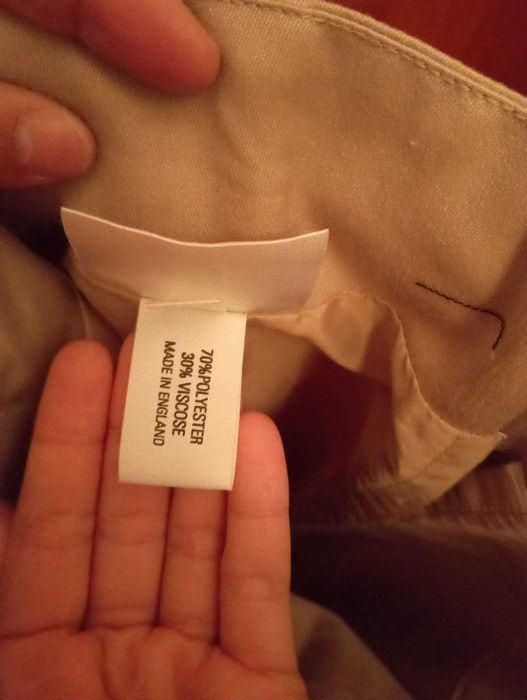 Элегантная юбка для стройных дам, бежевая, (осень / весна)