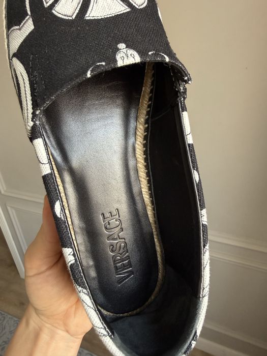 НОВЫЕ эспадрильи люкс бренда VERSACE оригинал!