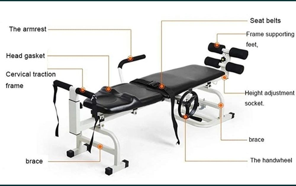Тракционный стол Инверсионный стол Тренажер для вытяжки позвоночника