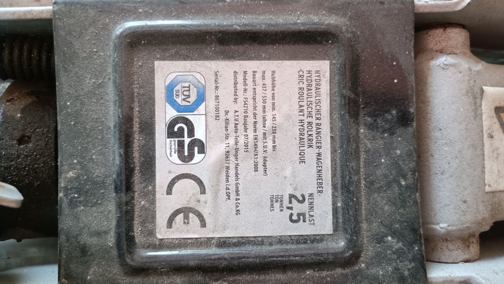Cric hidraulic 2.5 tone germania