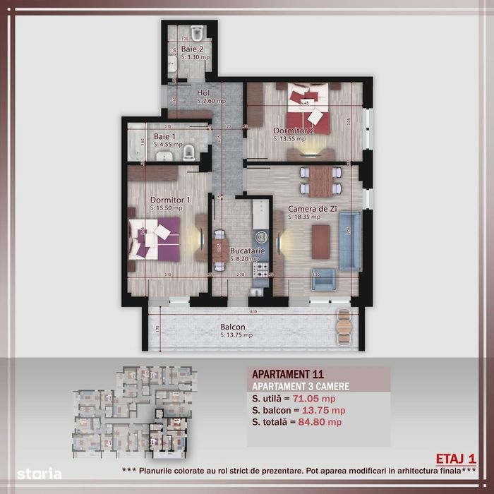 Ap. 3Cam Decomandat ,Bloc Boutique P+3 / Pallady.comision 0%! — fotografia 1