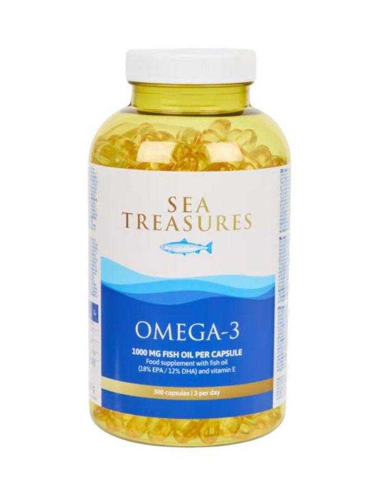 Омега-3 Sea Treasures 1000 мг 300 капсул