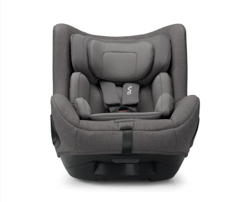 Scaun auto rotativ Nuna, gri, 40–105 cm + bază ISOFIX