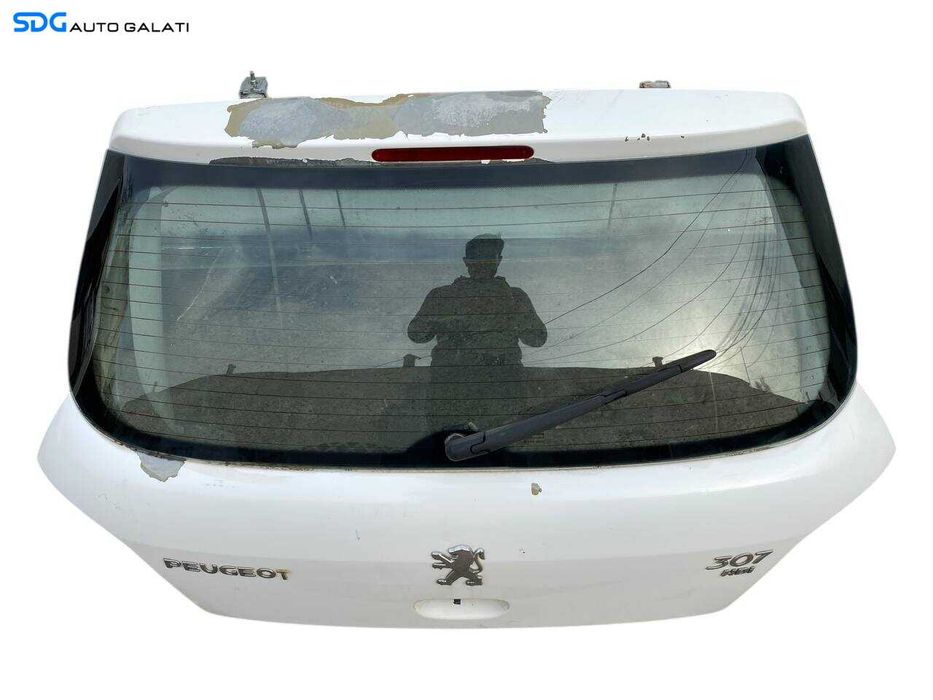 Haion Hayon Portbagaj cu Luneta Geam Sticla Peugeot 307 Scurt Hatchback 2001 - 2007 [LC2898]