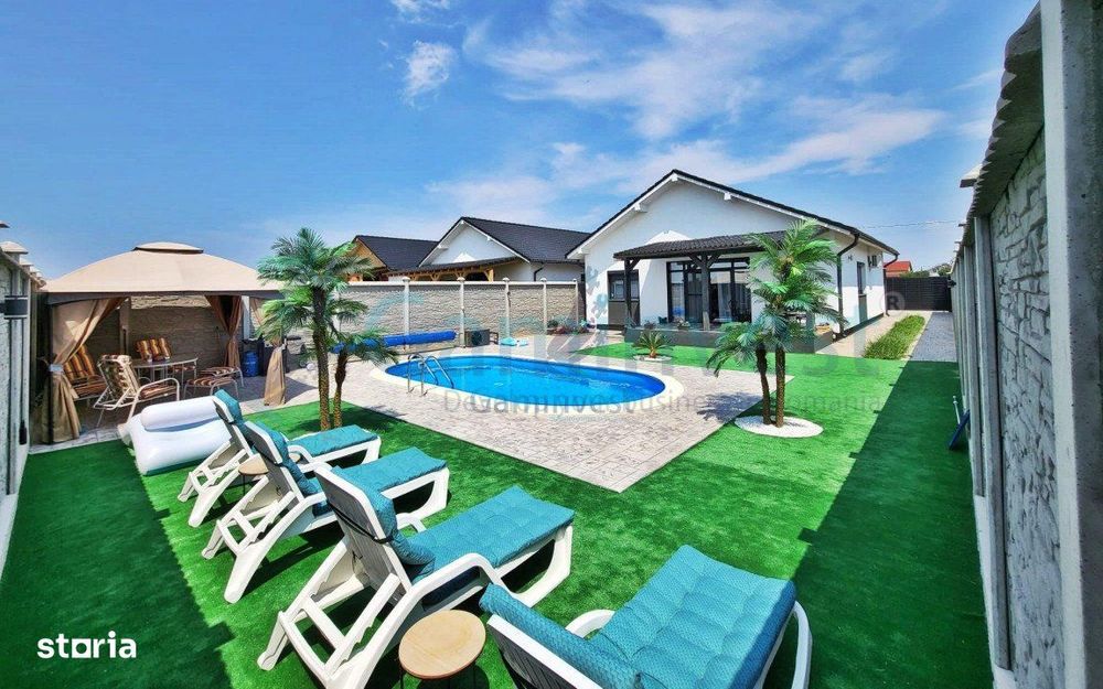 Gaminvest- Casa de lux cu pisicina de vanzare in Biharia, Bihor V3095