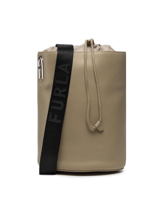 Furla bucket bag бежова чанта