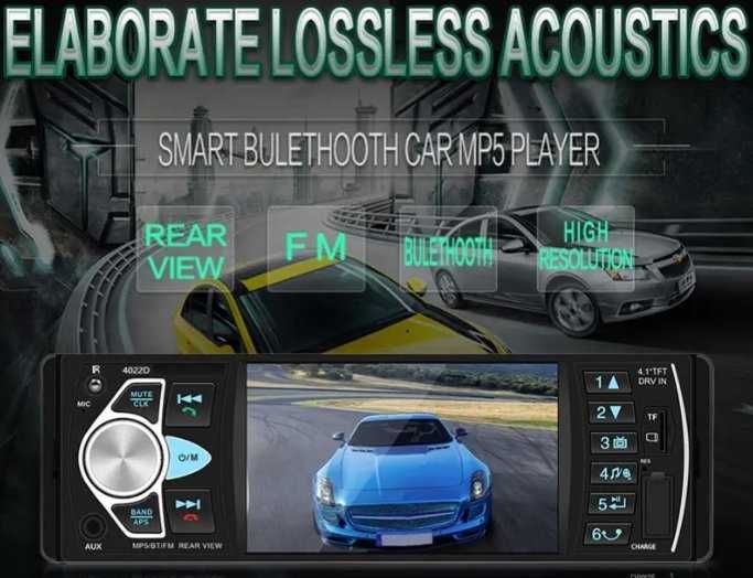 player dvd auto radio cu ecran 4.1 usb bt