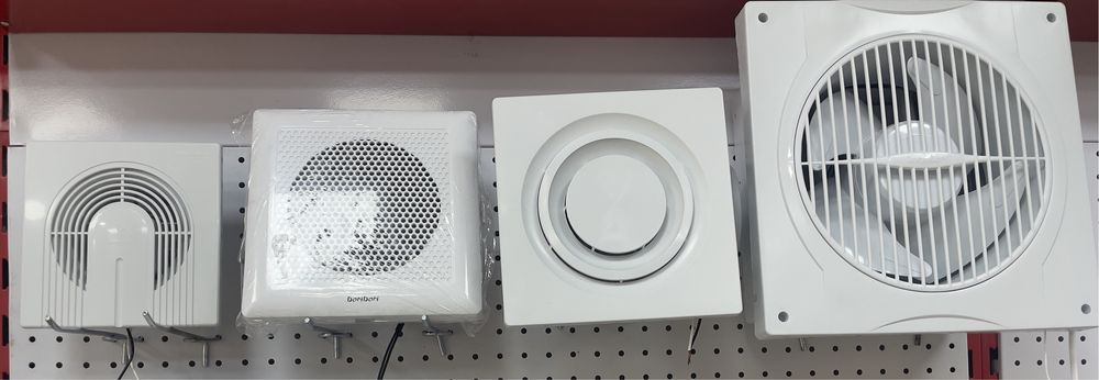 Вентилятор вытяжной с клапаном