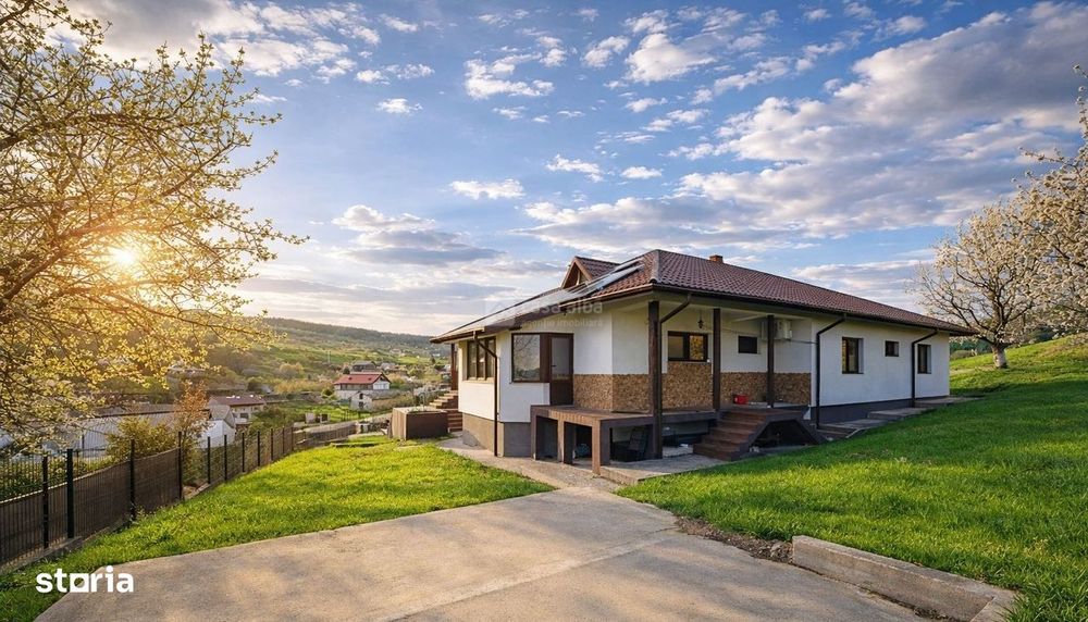 Proprietate cu panorama deschisa, constructie robusta | apus memorabil