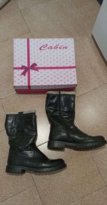 Топли дамски ботуши - номер 40