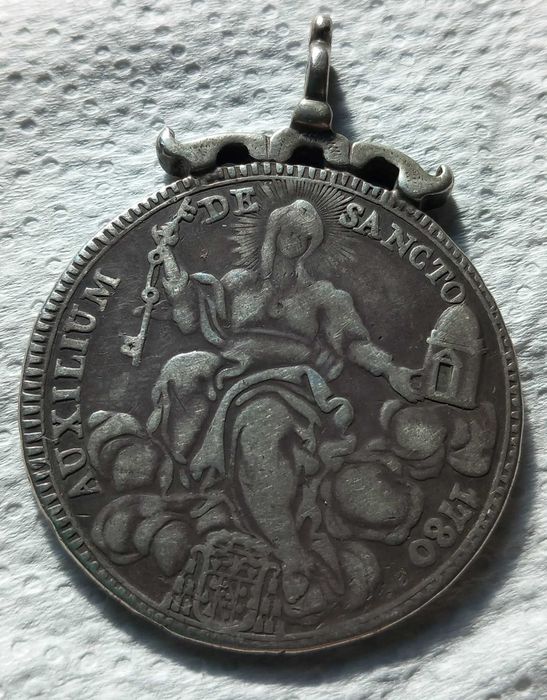 Medalion rar de colectie din argint 29,9g Vatican 1780